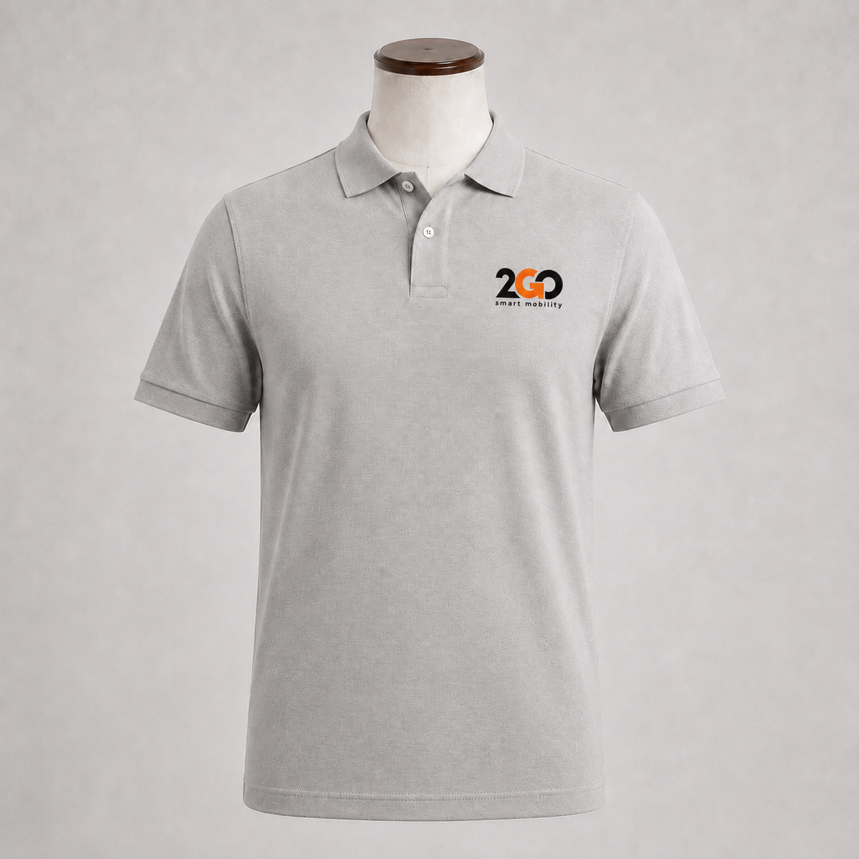 Camisa Polo com logo na frente