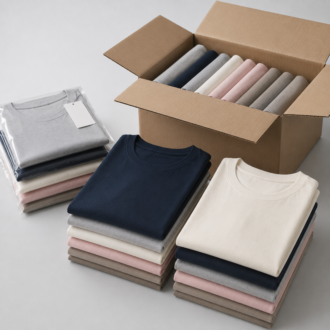 Pedido mínimo de camisetas personalizadas a partir de 10 unidades